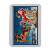 Vintager Santa-Fliegenschwanzmagnet Magnet (Vertikal)