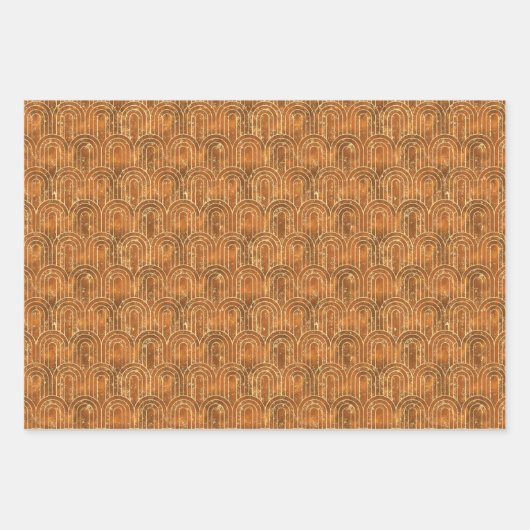 Vintager Santa Geschenkpapier Set (Vorderseite 3)