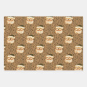 Vintager Santa Geschenkpapier Set (Vorderseite)