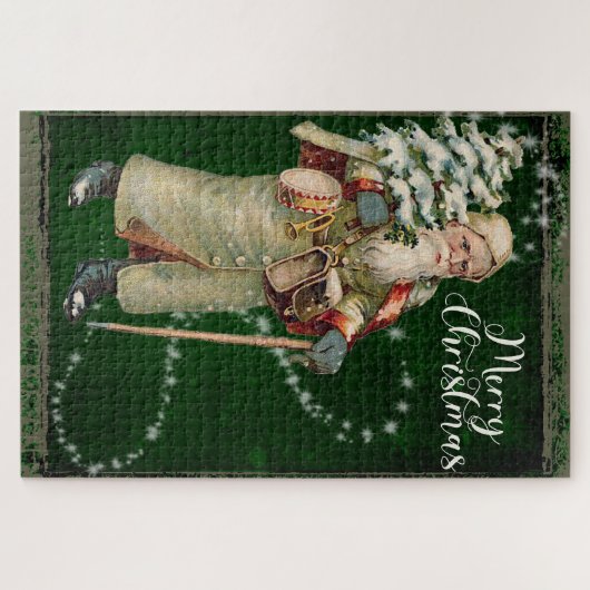 Vintager Santa Jigsaw Puzzle (Horizontal)