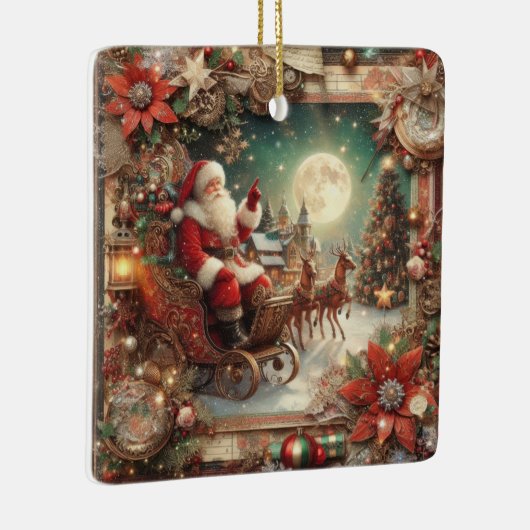 Vintager Santa Ornament (Rechts)