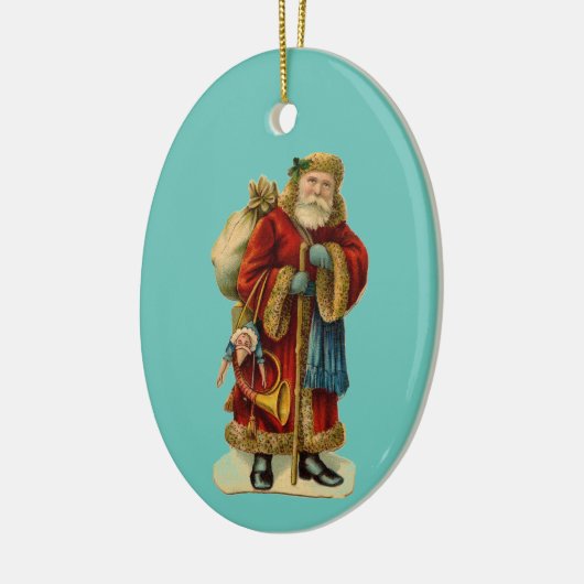 Vintager Santa Ornament (Links)