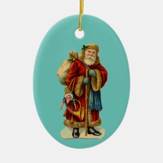 Vintager Santa Ornament (Vorne)