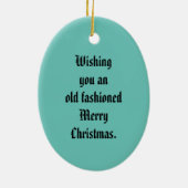 Vintager Santa Ornament (Hinten)