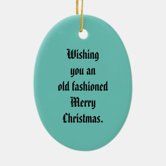 Vintager Santa Ornament (Hinten)