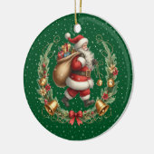 Vintager Santa Ornament (Links)