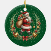 Vintager Santa Ornament (Hinten)