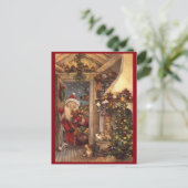 Vintager Santa Peking Feiertagspostkarte (Stehend Vorderseite)