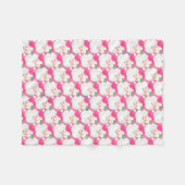 Vintager Santa-Retro-Weihnachten Fleecedecke (Vorderseite (Horizontal))