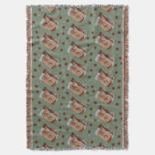 Vintager Santa Santa Santa Santa Santa Decke (Vorderseite Vertikal)