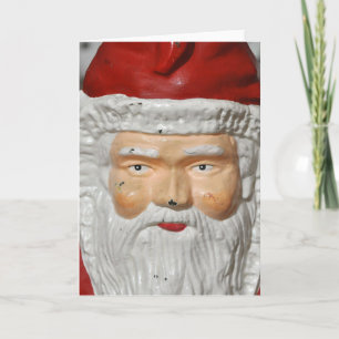 Vintager Santa Santa Santa Santa Santa Feiertagskarte