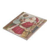 Vintager Santa Santa Santa Santa Santa Fliese (Seite)