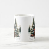 Vintager Santa Santa Santa Santa Santa Kaffeetasse (Mittel)