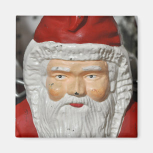 Vintager Santa Santa Santa Santa Santa Magnet