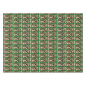 Vintager Santa Santa Santa Santa Santa Tischdecke (Vorderseite (Horizontal))