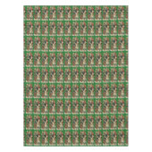 Vintager Santa Santa Santa Santa Santa Tischdecke (Vorderseite)