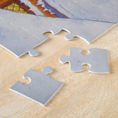 Vintager Santa-Schlitten Puzzle (Seite)