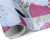 Vintager Santa Wrapper Geschenkpapier (Rolleneckpunkt)