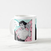 Vintager Sassy Sekretär Mug Kaffeetasse (Vorderseite Links)