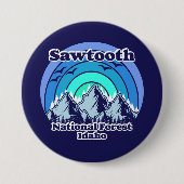 Vintager Sawzahnwald Button (Vorderseite)