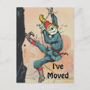 Vintager Scarecrow Oz - Neue Adresse PC Ankündigungspostkarte