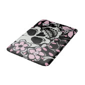 Vintager Schädel Badematte (Schrägansicht)