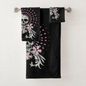 Vintager Schädel Badhandtuch Set (Insitu)
