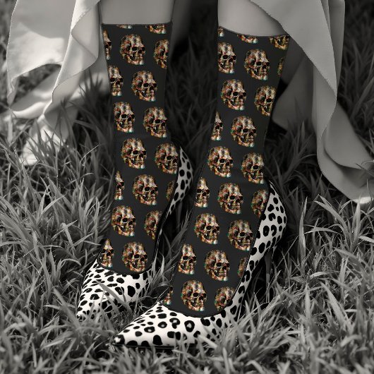 Vintager Schädel Beängstigend Cool und einzigartig Socken