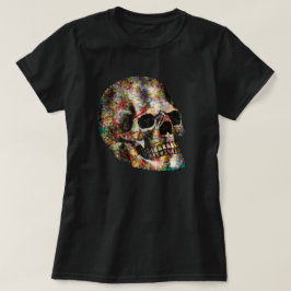 Vintager Schädel Beängstigend Cool und einzigartig T-Shirt