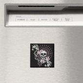 Vintager Schädel Magnet (In Situ (Geschirrspüler))