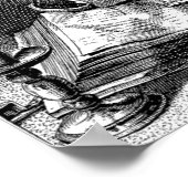 Vintager Schädel Poster (Ecke)