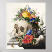 Vintager Schädel Poster (Vorne)