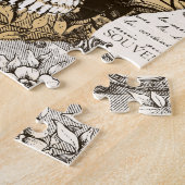 Vintager Schädel Puzzle (Seite)