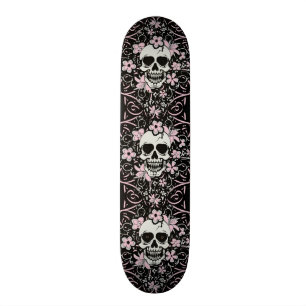 Vintager Schädel Skateboard