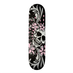 Vintager Schädel Skateboard