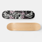Vintager Schädel Skateboard (Horizontal)