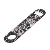 Vintager Schädel Speed Flaschenöffner (Vorderseite Schrägansicht)