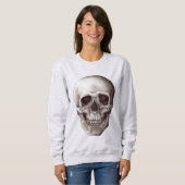 Vintager Schädel Sweatshirt (Vorne ganz)