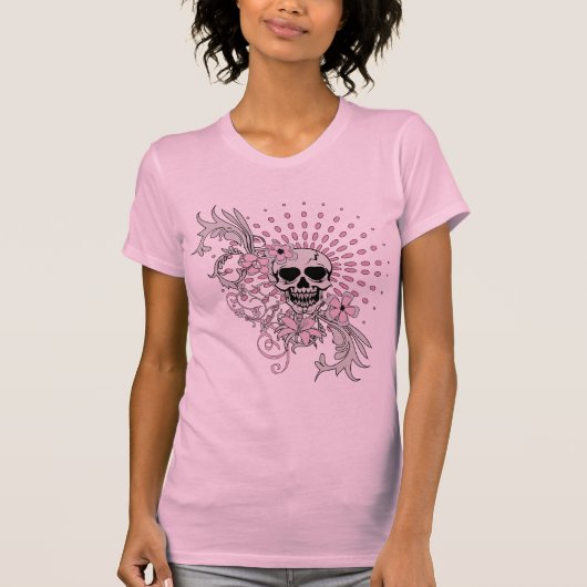 Vintager Schädel T-Shirt (Vorderseite)