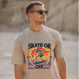 Vintager Schädel T-Shirt