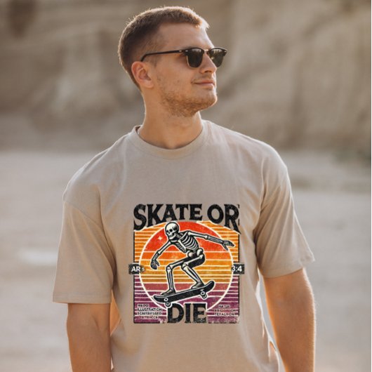 Vintager Schädel T-Shirt