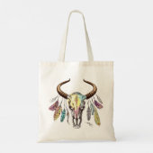 Vintager Schädel Tragetasche (Rückseite)