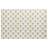 Vintager Schädel- und Kreuzknochenpest Stoff (Fat Quarter (45,7 x 55,9 cm))