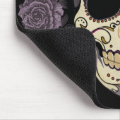 Vintager Schädel und Rosen Mousepad (Ecke)