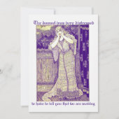 Vintager Schaden im Notfall Adresswechsel Karte (Vorderseite)