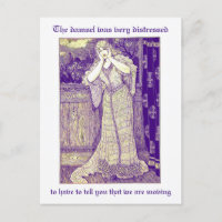 Vintager Schaden im Notfall Adresswechsel