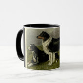 Vintager Schafhund Tasse (Vorderseite Links)