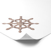 Vintager Schafraddruck in Wasserfarbe Poster (Ecke)