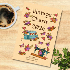 Vintager Scharm Retro Nostalgie Kalender
