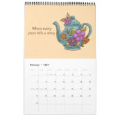 Vintager Scharm Retro Nostalgie Kalender (Feb 2027)